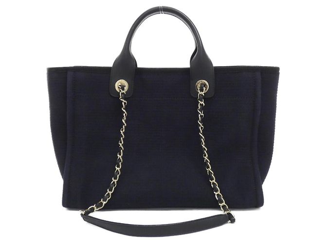 Borsa Chanel Deauville Line AS3257 Nero - vista 2