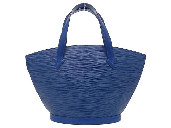 Borsa Louis Vuitton Epi Saint Jacques Blu - vista 2