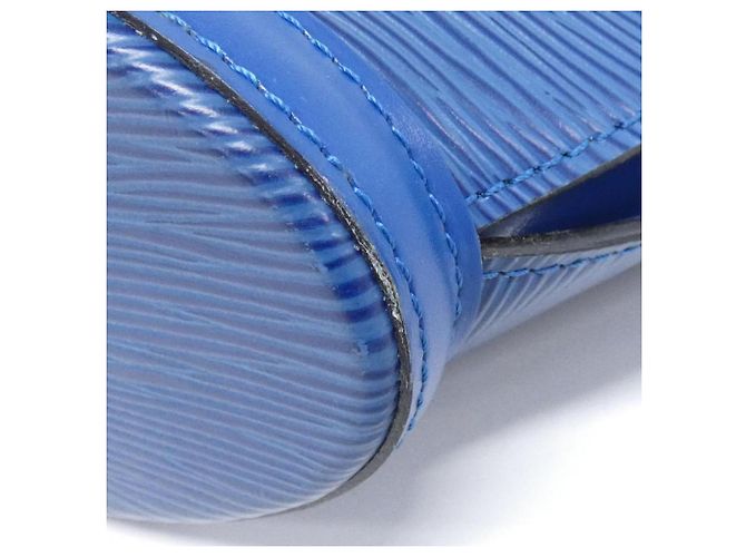 Borsa Louis Vuitton Epi Saint Jacques Blu - vista 3