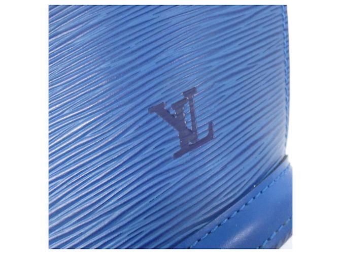 Borsa Louis Vuitton Epi Saint Jacques Blu - vista 6