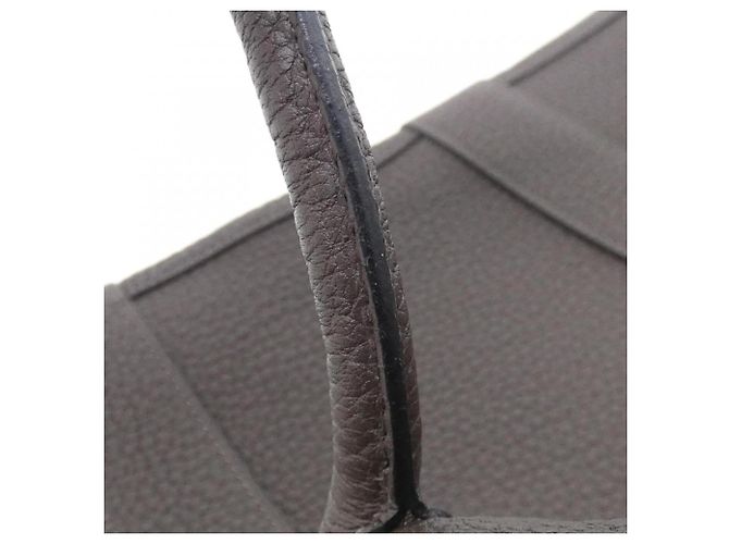Hermès Borsa a mano Hermes Garden Party Cioccolato - vista 4