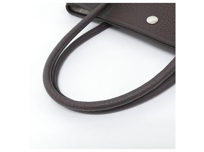 Hermès Borsa a mano Hermes Garden Party Cioccolato - vista 5