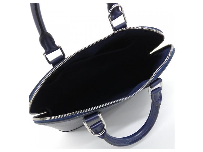 Borsa Louis Vuitton Epi Alma PM Blu - vista 8