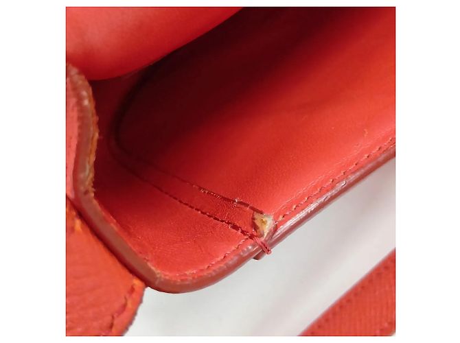 Edge Céline Borsa a tracolla in pelle Celine Trotter Rosso - vista 10