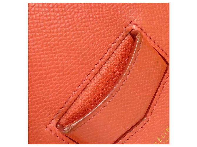 Edge Céline Borsa a tracolla in pelle Celine Trotter Rosso - vista 11