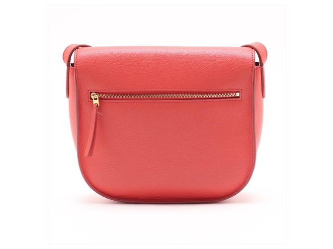 Edge Céline Borsa a tracolla in pelle Celine Trotter Rosso - vista 2
