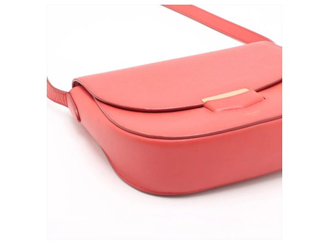 Edge Céline Borsa a tracolla in pelle Celine Trotter Rosso - vista 4
