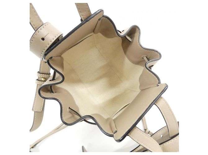 Borsa a tracolla Loewe Hammock Drawstring Mini 314 30 V07 Sabbia - vista 7