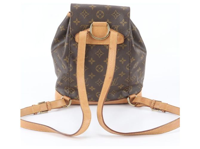 Zaino e Borsa a Tracolla Louis Vuitton Monogram Montsouris MM Marrone - vista 3