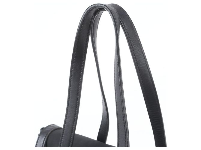 Borsa a tracolla Prada in nylon Tessuto e pelle Nero - vista 2