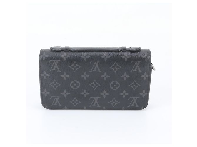Louis Vuitton Monogram Eclipse Zippy XL Long Wallet Black - view 2