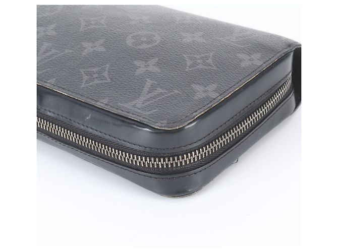Louis Vuitton Monogram Eclipse Zippy XL Long Wallet Black - view 4