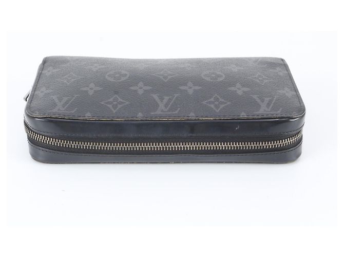 Louis Vuitton Monogram Eclipse Zippy XL Long Wallet Black - view 5
