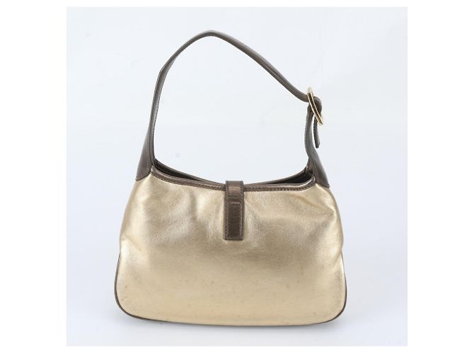 Gucci Jackie Lederhandtasche Golden - Ansicht 3