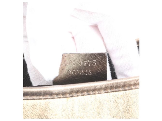 Gucci Jackie Lederhandtasche Golden - Ansicht 9