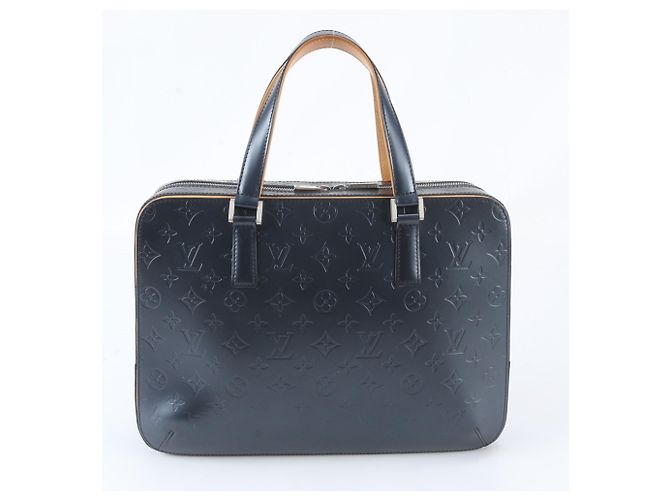 Borsa Tote Louis Vuitton Monogram Matte Malden Blu - vista 3