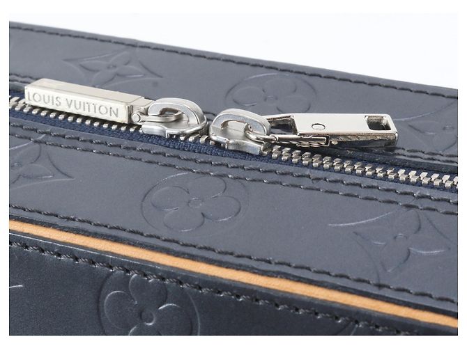 Borsa Tote Louis Vuitton Monogram Matte Malden Blu - vista 8