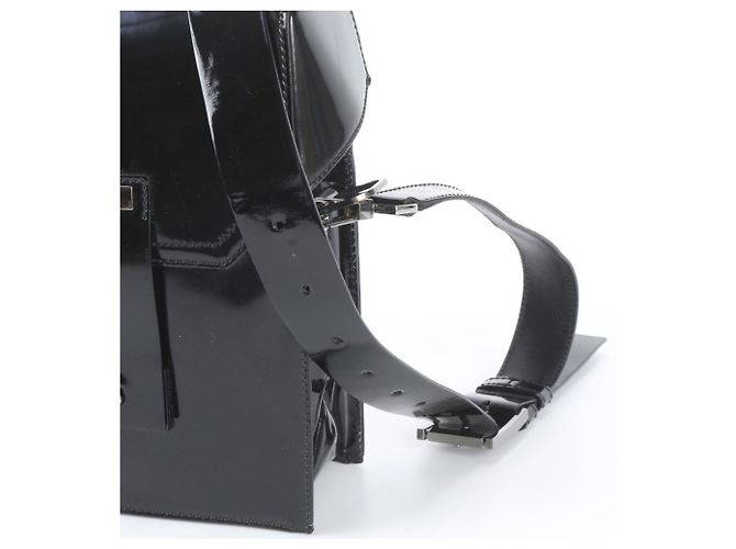 Borsa a tracolla in pelle nera Gucci Nero - vista 2