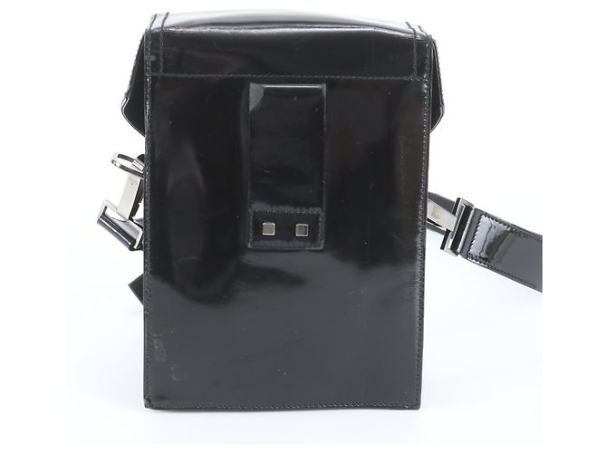 Borsa a tracolla in pelle nera Gucci Nero - vista 3