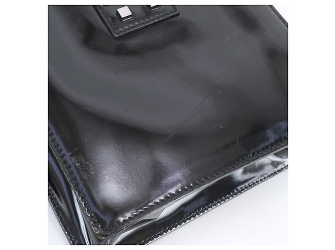 Borsa a tracolla in pelle nera Gucci Nero - vista 8