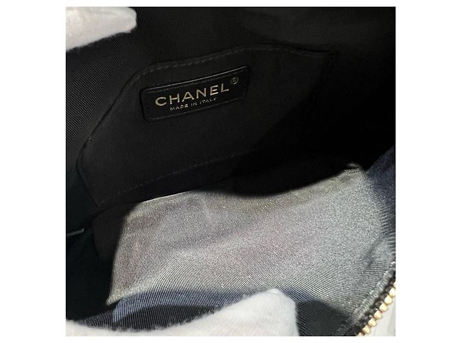 Chanel Borsa Cintura in Pelle Matelassé Nera Nero - vista 7