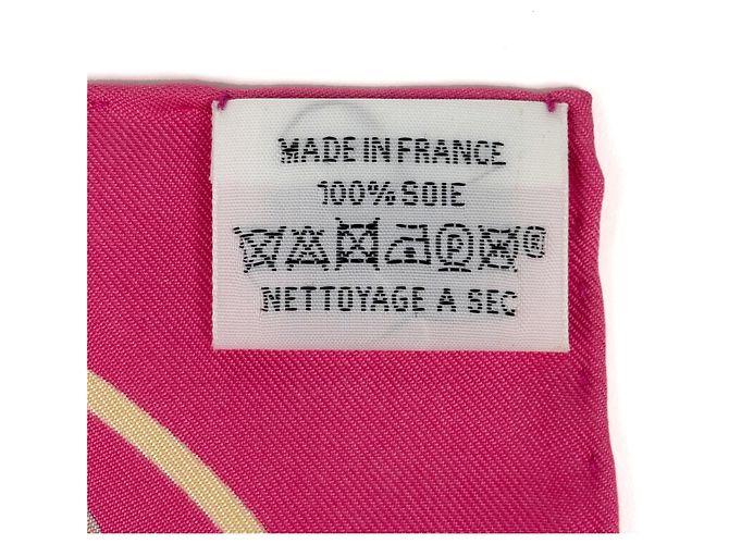 Silk In Hermès Foulard Hermes Carre 90 PLANIFLEURS Rosa Multicolore - vista 2
