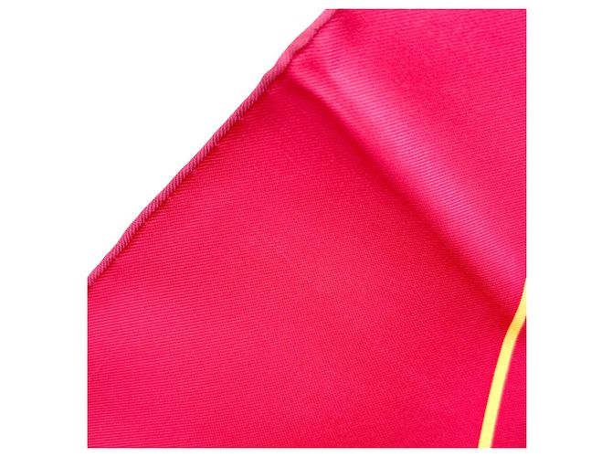 Silk In Hermès Foulard Hermes Carre 90 PLANIFLEURS Rosa Multicolore - vista 4