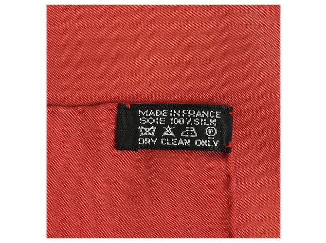Hermès Foulard Hermes Carre 90 SWING Rosso Multicolore Giallo - vista 2