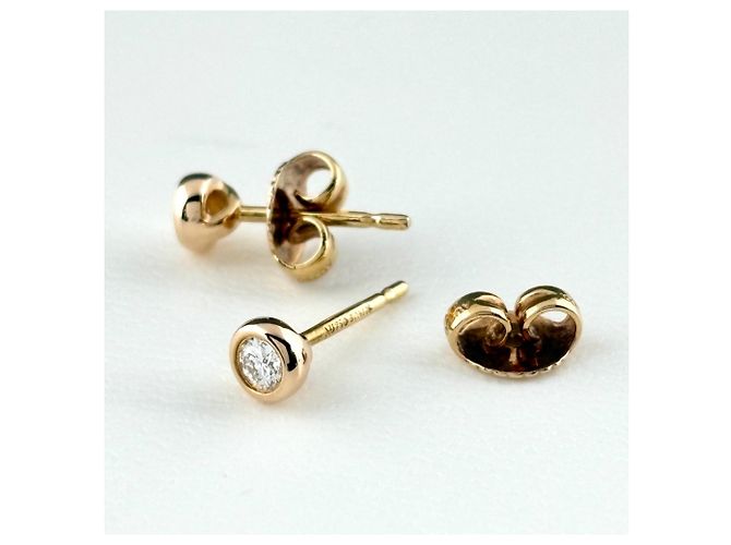 Elsa Peretti Pendientes Tiffany & Co. By the Yard en oro rosa - vista 3