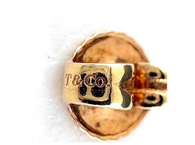 Elsa Peretti Pendientes Tiffany & Co. By the Yard en oro rosa - vista 7