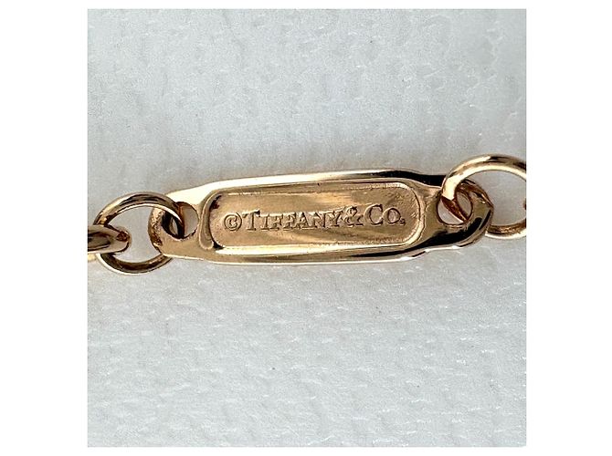 Tiffany & Co. Collana con Pendente T Smile Small PG Pink Gold - vista 5