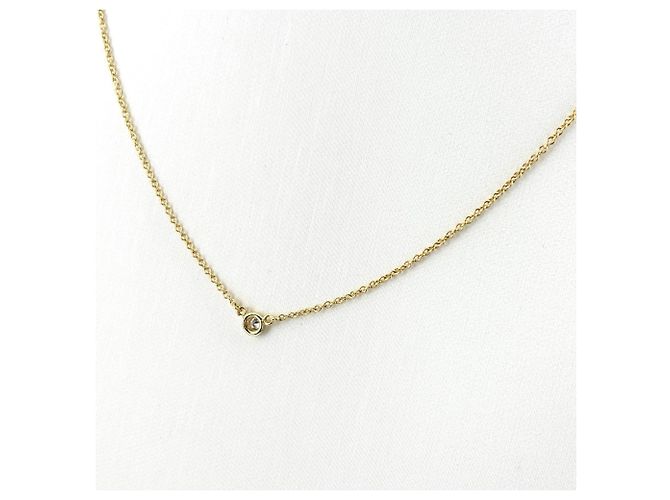 Collana con pendente Tiffany & Co. By the Yard in oro giallo - vista 3