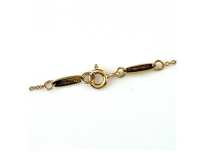 Collana con pendente Tiffany & Co. motivo croce in oro giallo - vista 4