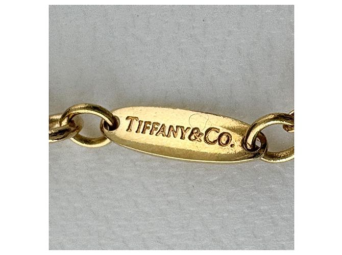 Collana con pendente Tiffany & Co. motivo croce in oro giallo - vista 7