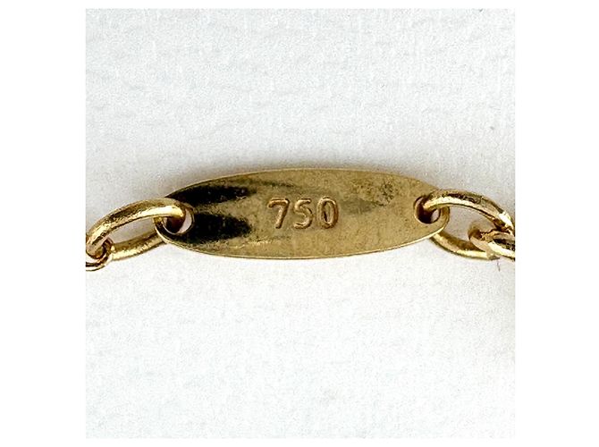 Collana con pendente Tiffany & Co. motivo croce in oro giallo - vista 8