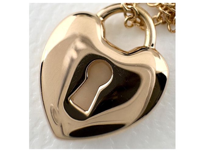 Collana con pendente Tiffany & Co. Mini Lock Heart PG Pink Gold - vista 2