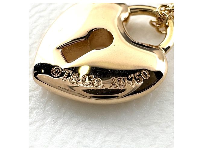 Collana con pendente Tiffany & Co. Mini Lock Heart PG Pink Gold - vista 7