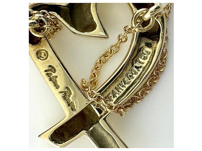 Collana con pendente Tiffany & Co. Loving Heart in oro giallo - vista 4