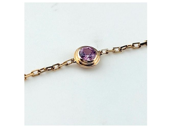 Bracciale Cartier d'Amour Zaffiro Rosa - vista 3