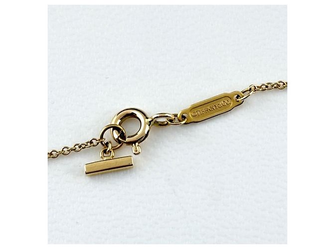 Tiffany T Collana con pendente Tiffany & Co. T Smile Mini YG Yellow Gold - vista 3
