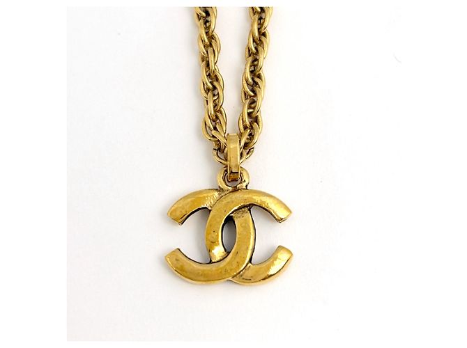 Collana Chanel placcata oro D'oro - vista 2