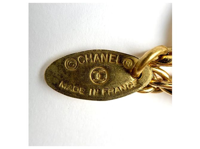 Collana Chanel placcata oro D'oro - vista 4