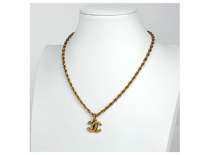 Collana Chanel placcata oro D'oro - vista 5