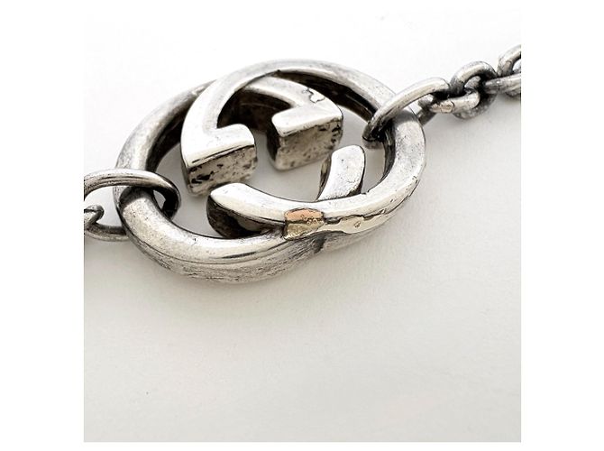 Gucci Halskette aus 925 Silber mit GG-Logo - Ansicht 4