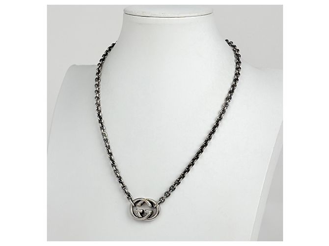 Gucci Halskette aus 925 Silber mit GG-Logo - Ansicht 6