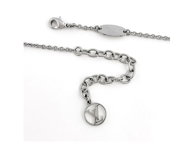 Collana Essential V Louis Vuitton Argento - vista 3