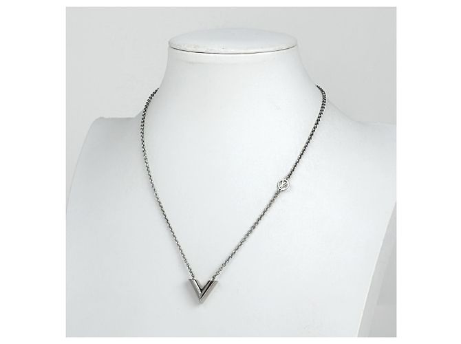 Collana Essential V Louis Vuitton Argento - vista 5