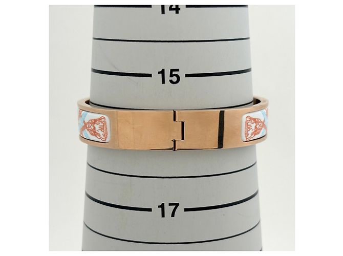 Hermès Bracciale Hermes Click H Multicolore D'oro - vista 4