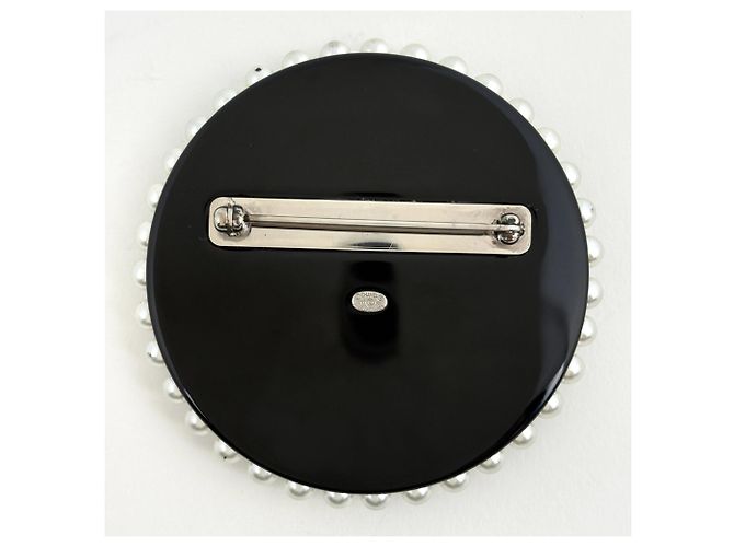 Spilla Chanel Coco Mark Star Nero Argento - vista 2