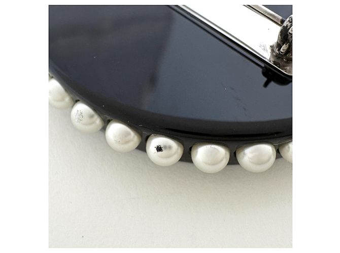 Spilla Chanel Coco Mark Star Nero Argento - vista 3